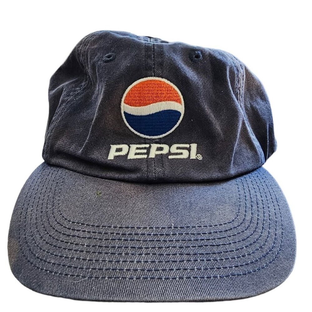 Pepsi Adjustable Baseball Cap Hat Michigan Cotton Authentic Headwear PepsiCo